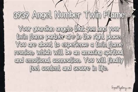 3939 angel number twin flame reunion|Angel Number 3939 Meaning: Love, Twin Flame。